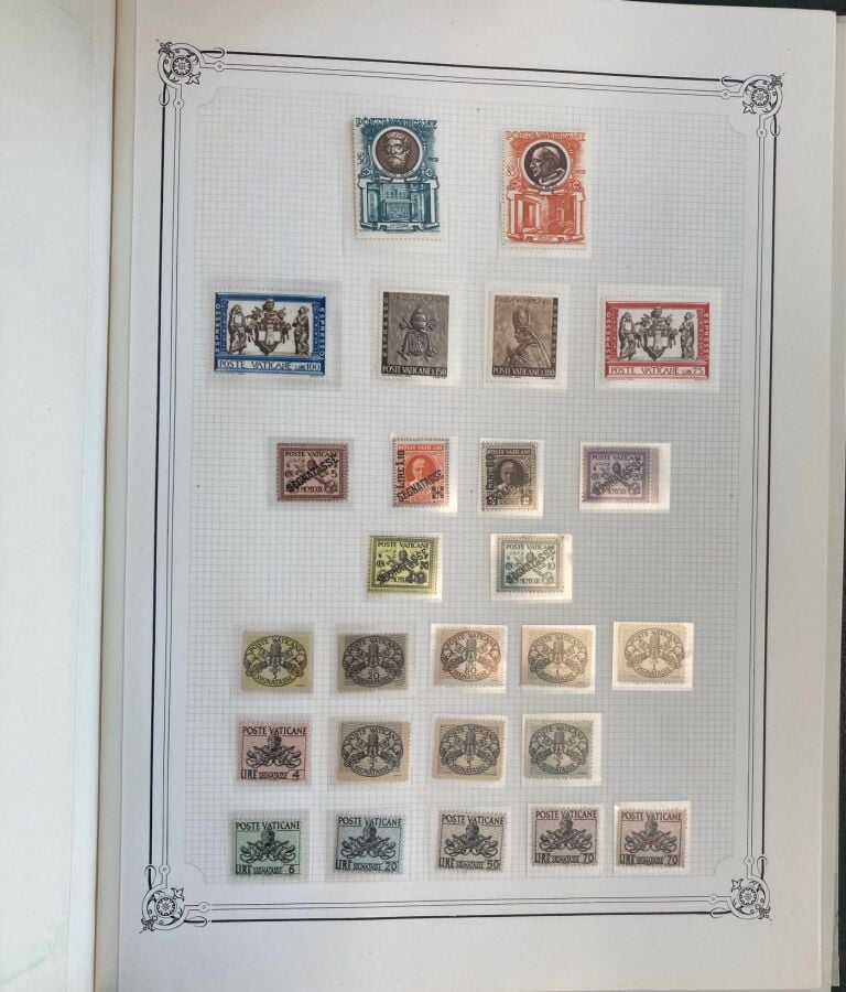 Vatican - Belle collection du Vatican de 1929 à 1970 bien illustrée avec du cou…