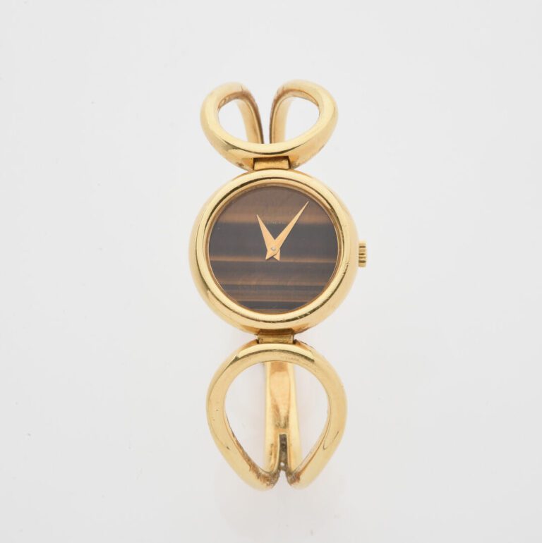 CHOPARD Genève - Montre bracelet de dame en or jaune (750), boîtier rond - Cadr…