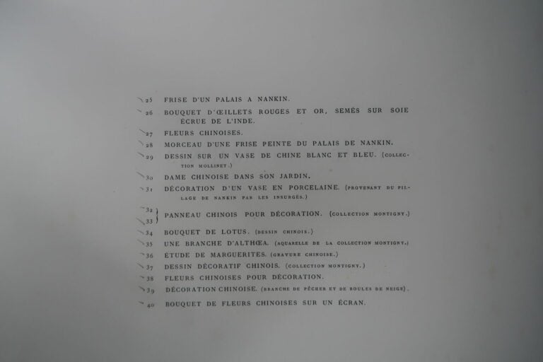 COLLINOT (E.) BEAUMONT (A. de) : - Ornements de la Chine - Recueil de Dessins p…