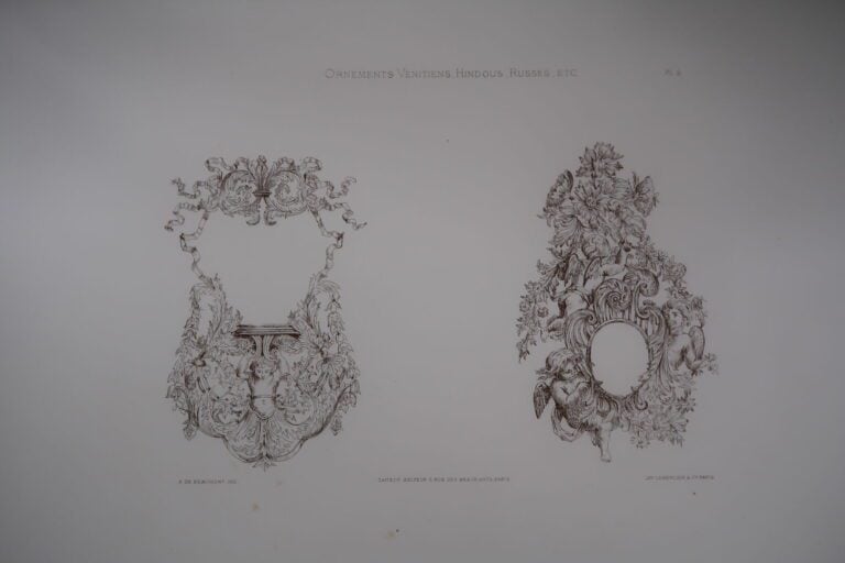 COLLINOT (E.) BEAUMONT (A. de) : - Ornements vénitiens, hindous, russes, etc ..…