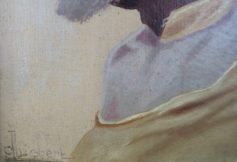Charles LIEBERT (XIX-XXe siècles) - Portrait d'homme - Huile sur toile - Signée…