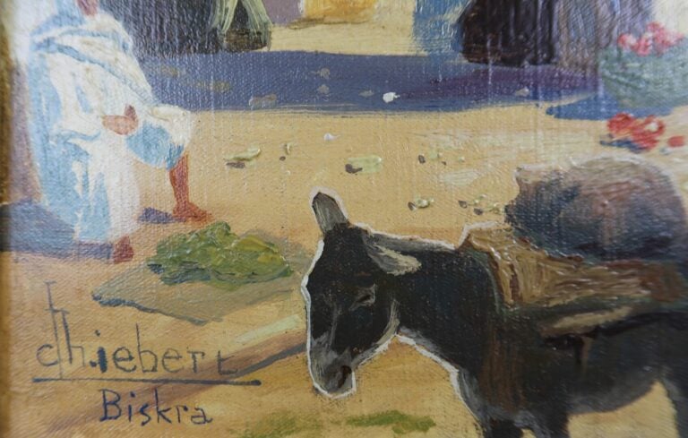 Charles LIEBERT (XIX-XXe siècles) - Rabat, Fès (x2), Biskra - Suite de quatre h…