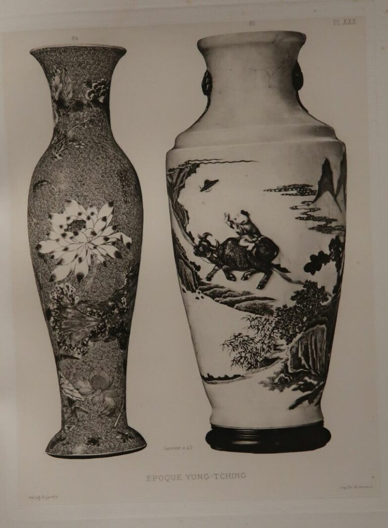 E. GRANDIDIER - La Céramique Chinoise, 1894 - (mouillures, tâches, accident sur…
