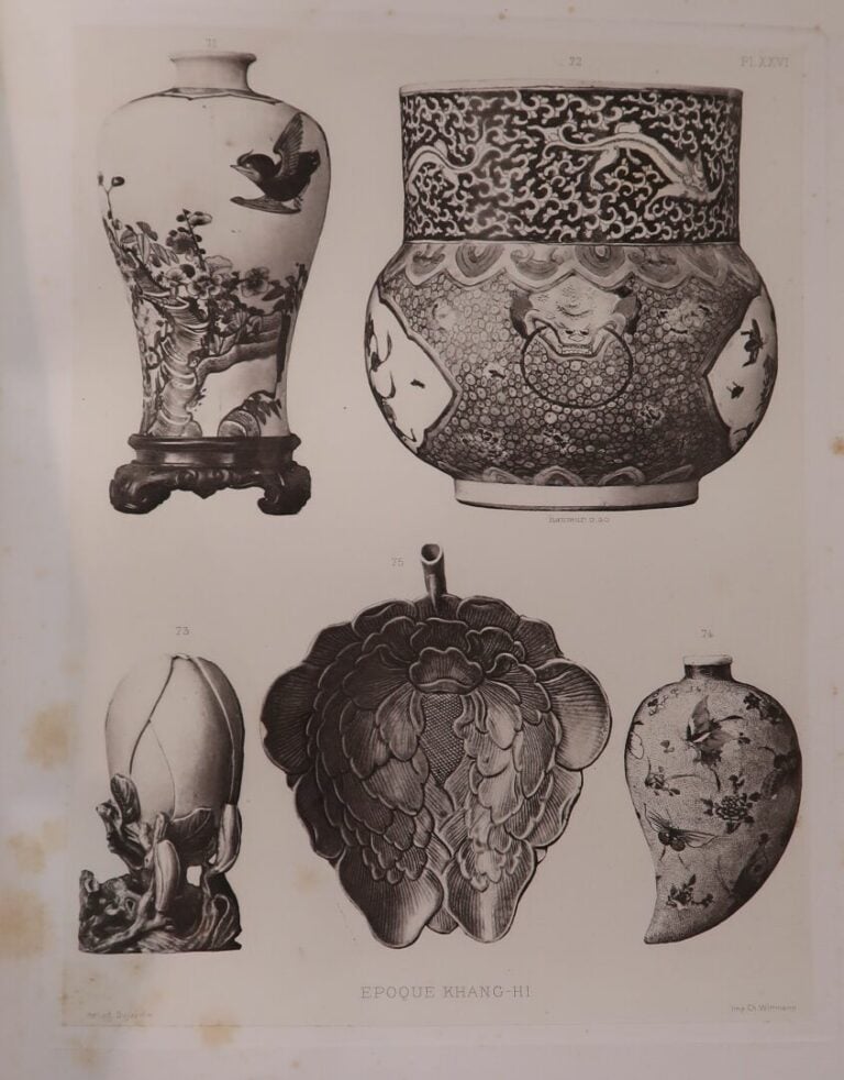 E. GRANDIDIER - La Céramique Chinoise, 1894 - (mouillures, tâches, accident sur…