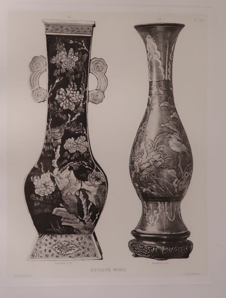 E. GRANDIDIER - La Céramique Chinoise, 1894 - (mouillures, tâches, accident sur…