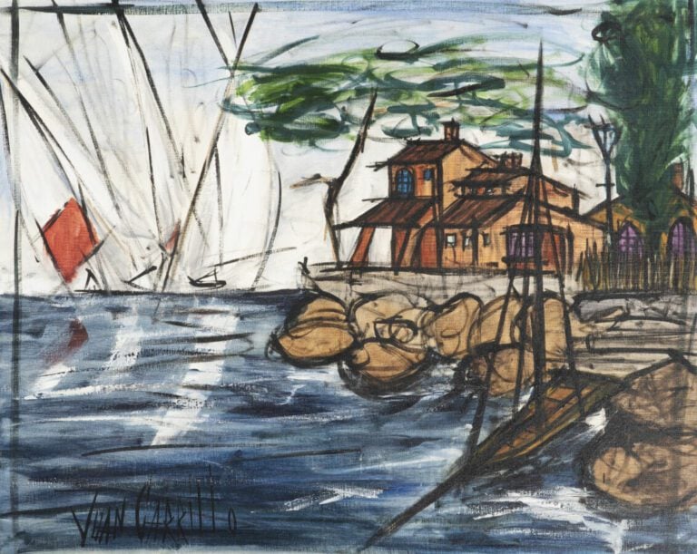 Juan CARRILLO (1937) - Les Issambres - Huile sur toile,signée en bas à gauche -…