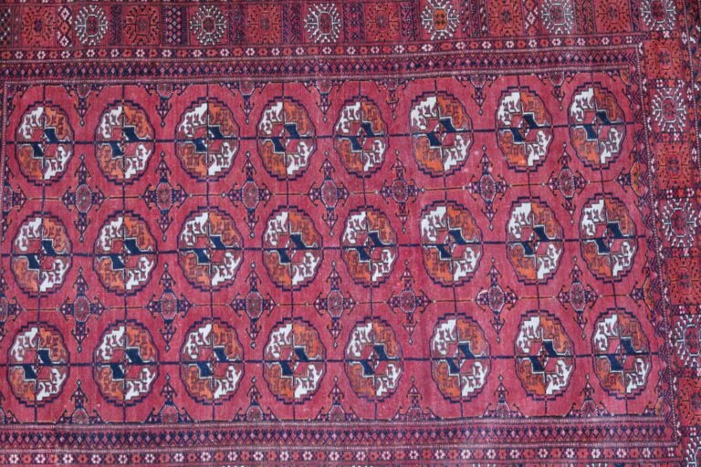 Lot de deux tapis BOUKHARA - Dim (le plus grand) : 234 x 180 cm - (à nettoyer)