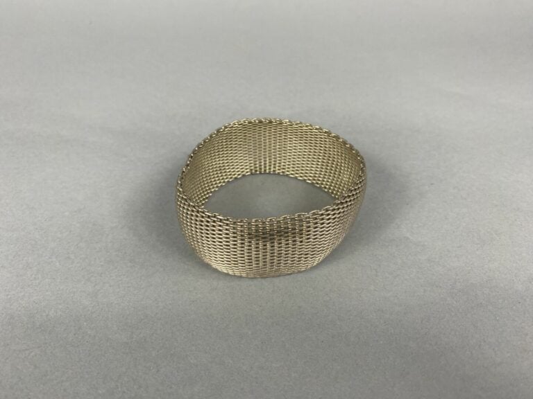 TIFFANY & Co - Bracelet Somerset en argent (925) à maille souple - Signé - Poid…
