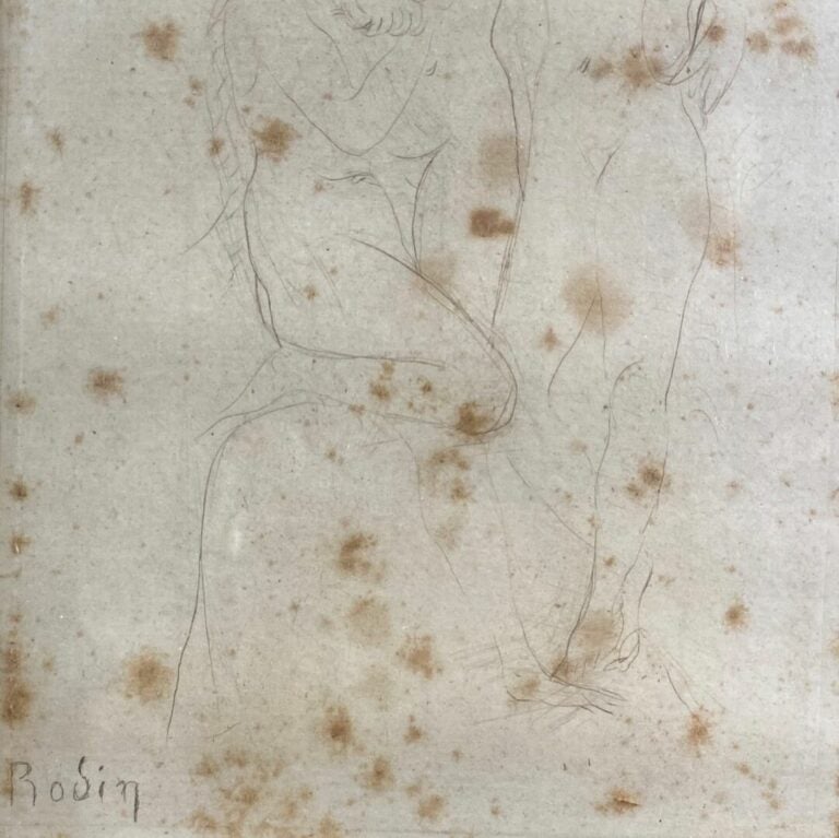 Ecole du XXe siècle - Composition surréaliste et buste feminin - Crayon de coul…