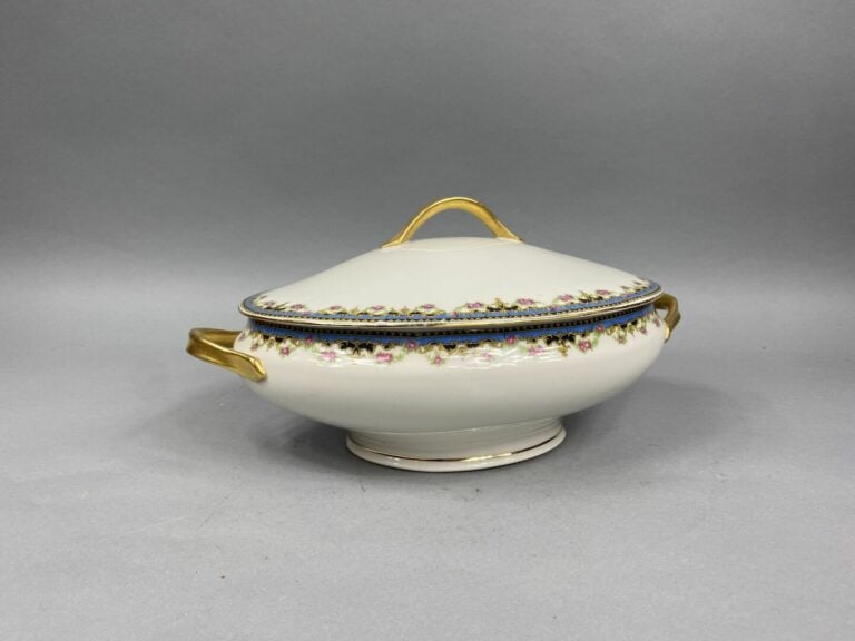 Partie de service de table en porcelaine de Limoges? comprenant des assiettes p…