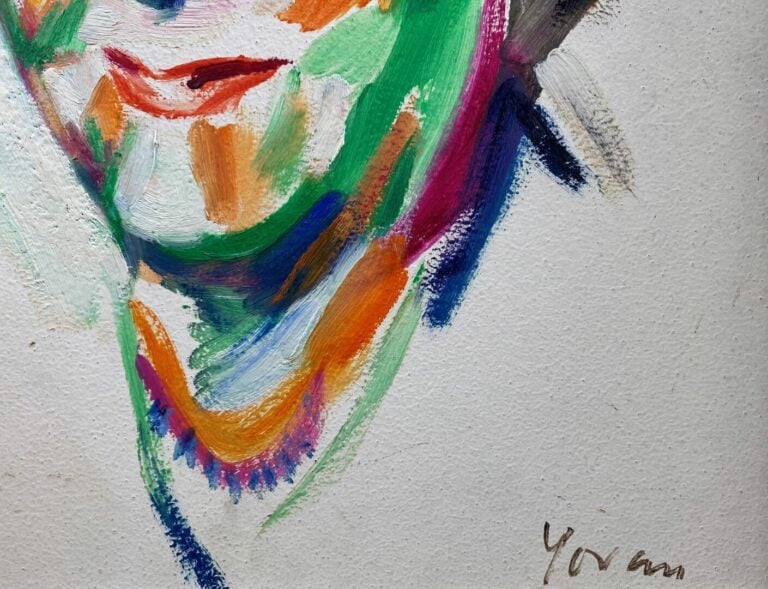 YOHAN (XXe siècle) - Portrait de femme - Huile sur carton - 46 x 36 cm - - PAS…