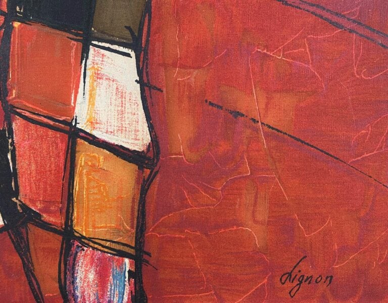 LIGNON (XXe siècle) - Le clown - Huile sur toile, signée en bas à droite - 100…