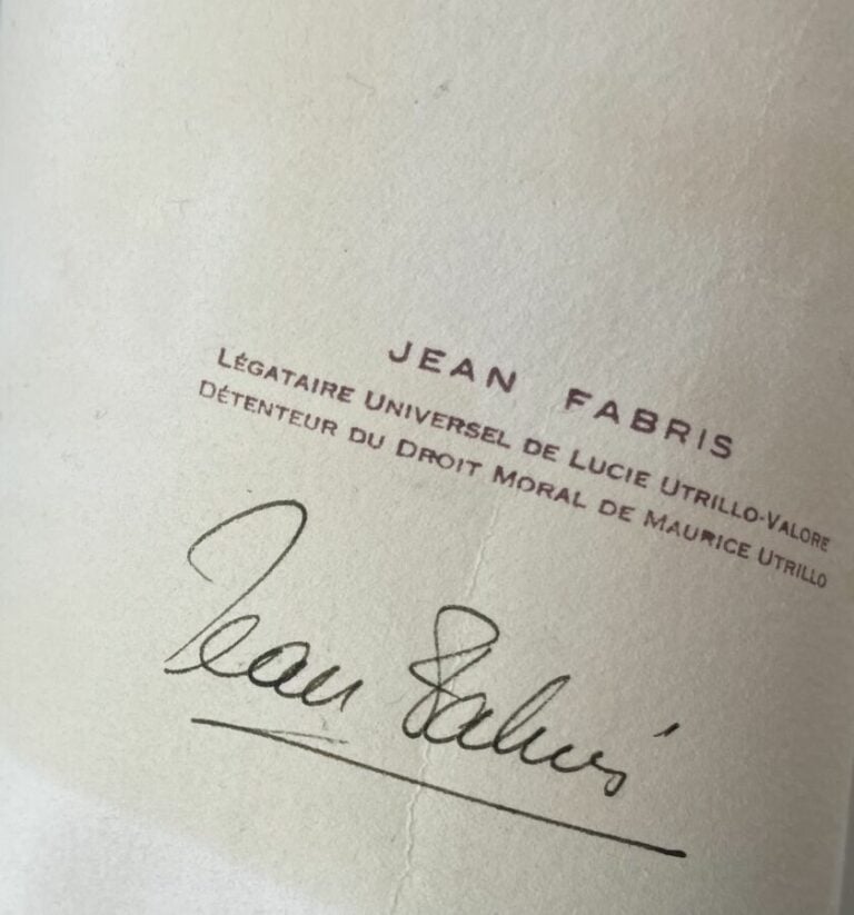 Maurice UTRILLO (d'après) - Le moulin de la galette - Lithographie HC - Contres…