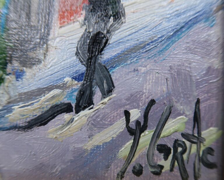 Yvon GRAC (1945) - Paris Montmatre - Huile sur toile, signée en bas à droite -…