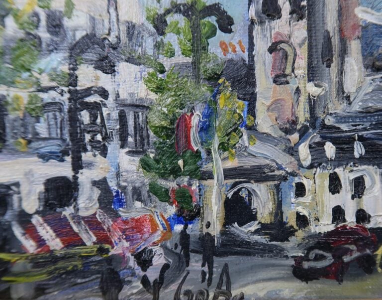 Yvon GRAC (1945) - Paris, Saint Germain des Près - Huile sur toile, signée en b…