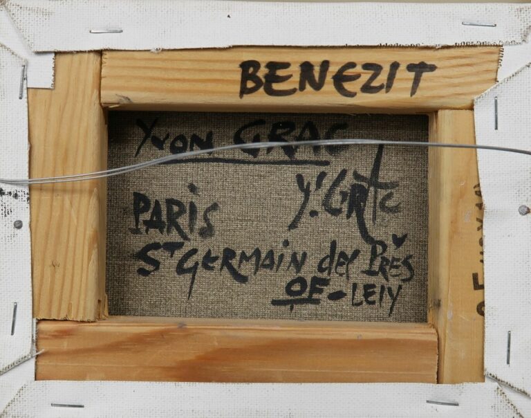Yvon GRAC (1945) - Paris, Saint Germain des Près - Huile sur toile, signée en b…