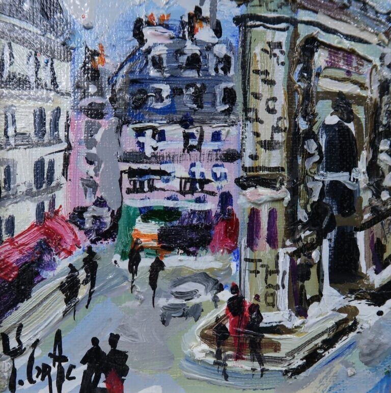 Yvon GRAC (1945) - Paris Porte Saint Denis - Huile sur toile, signée en bas à g…