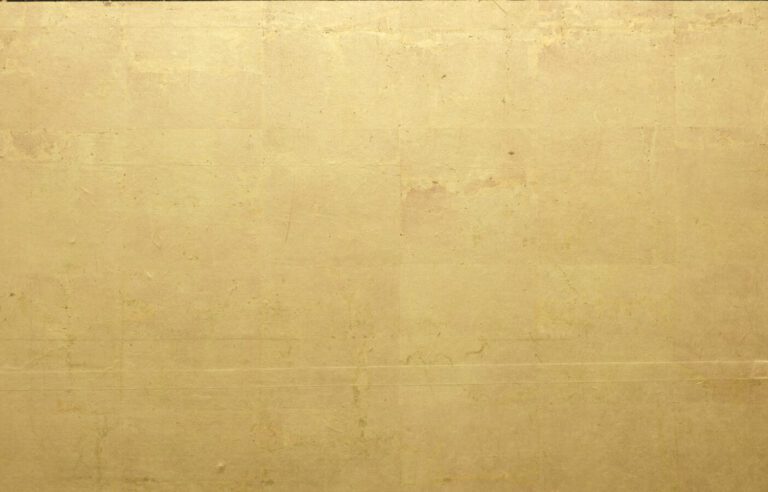 Paravent byôbu (diviseur de pièce) à six panneaux avec une peinture représentan…