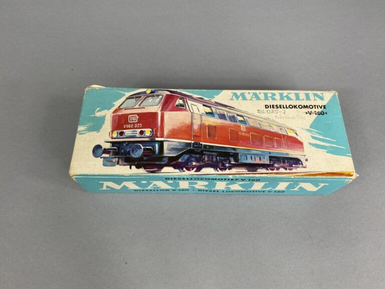 MARKLIN - Locomotive diesel V160 - (dans sa boîte) - (usures) - - PAS D'ENVOI P…