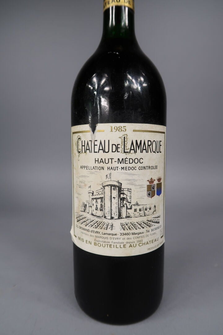 CHATEAU DELAMARQUE Haut Médoc 1985 - 1 magnum (petite déchirure à l'étiquette e…