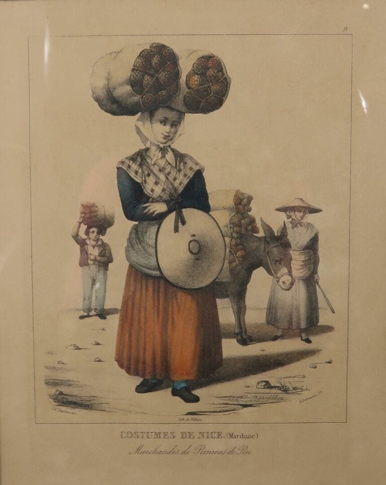 Mannette comprenant divers tableaux