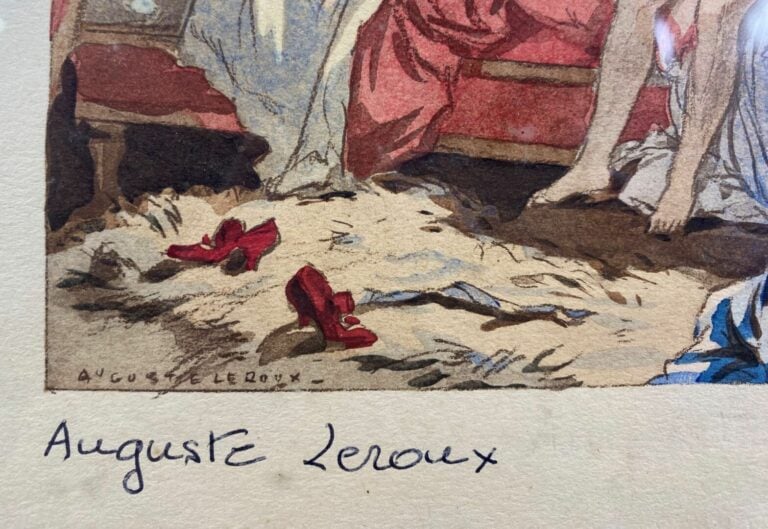 A. LEROUX (XXe siècle) - Gravure - Dim (à vue) : 28 x 20 cm