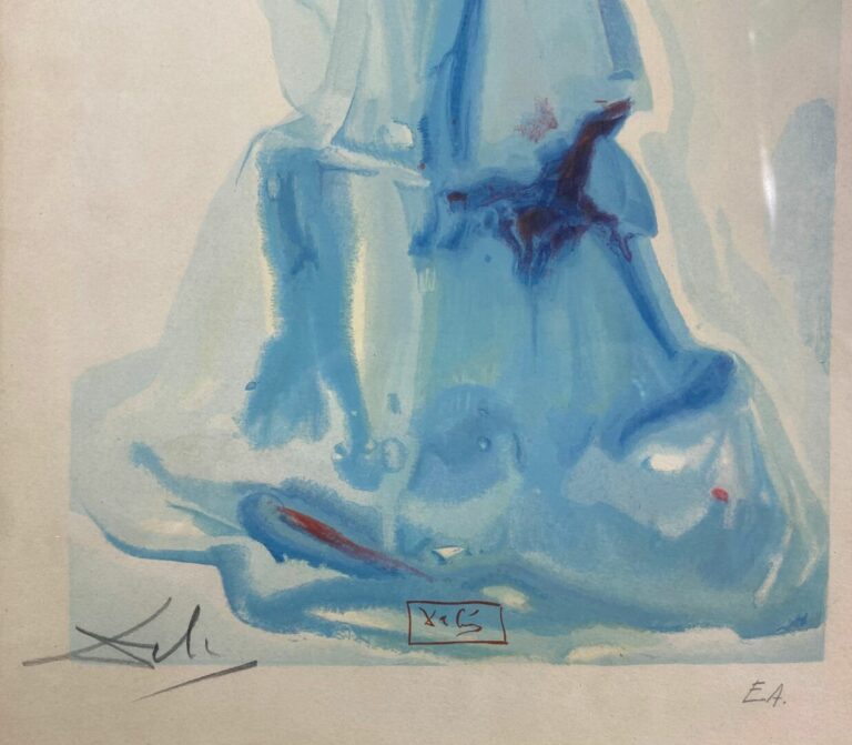 D'après Salvador DALI (1904-1989) - Saint - Estampe sur papier - 35 x 27 cm - -…