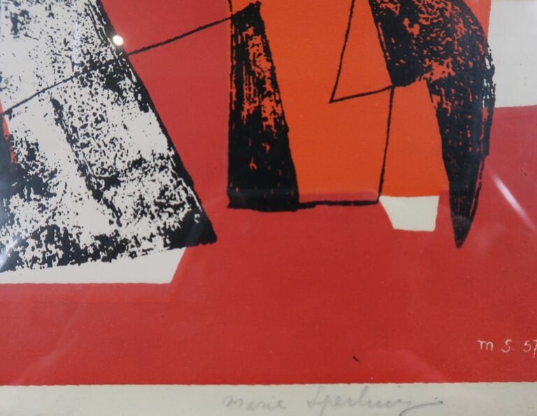 Jean Marie GOUTTIN (1922-1987) - Portrait de clown - Feutre sur papier - Signé…