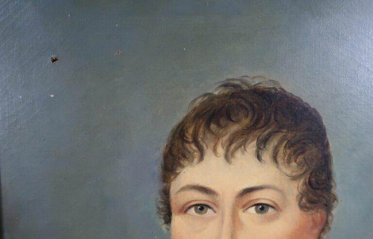 Ecole de la fin du XIXe siècle - Portrait de Napoléon - Huile sur toile - 60 x…