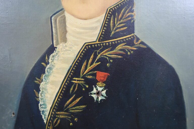 Ecole de la fin du XIXe siècle - Portrait de Napoléon - Huile sur toile - 60 x…