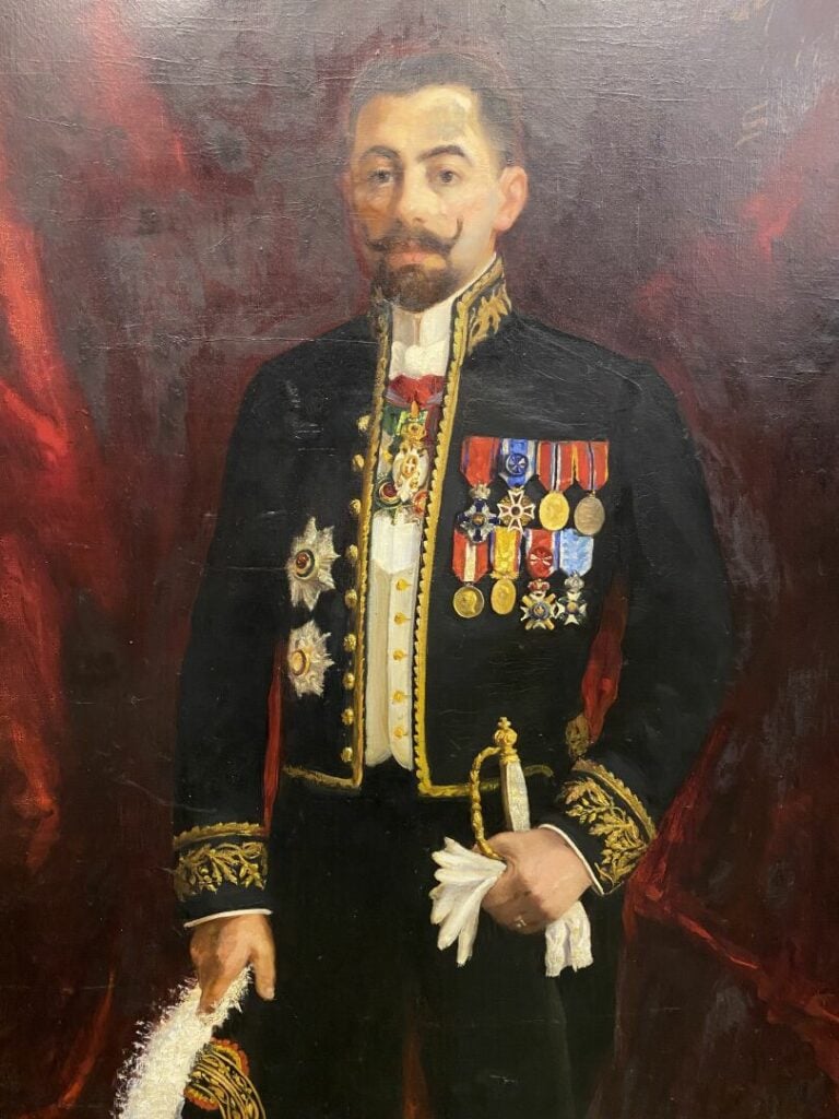 P. LAPIRA? (XIXe-XXe siècle) - Portrait d'Ambassadeur - Huile sur toile, signée…