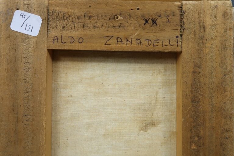Aldo ZANARDELLI (XXe) - Scène de rue animée à Paris - Huile sur toile - Signée…