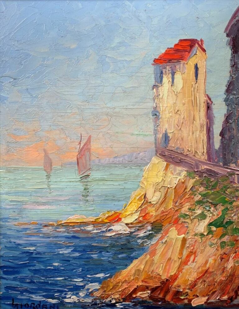 Italo GIORDANI (1882-1956) - Martigues - Deux huiles sur panneau - Signés - Dim…