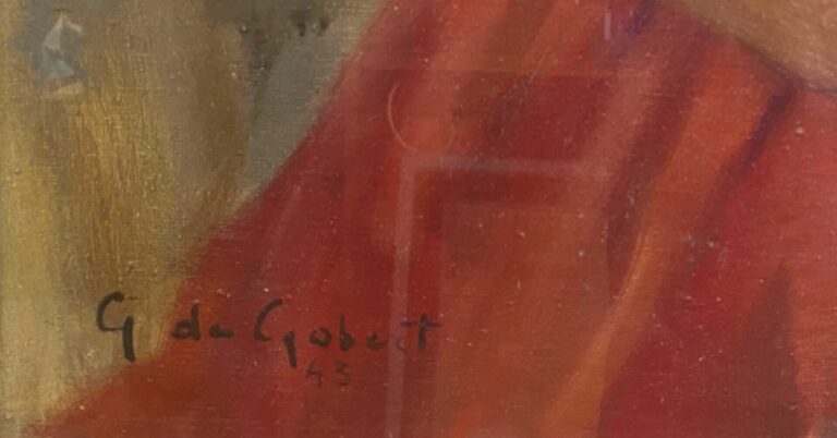 J. HOTE (XXe siècle) - Jeune fille - Pastel sur papier - Signé en bas à gauche…