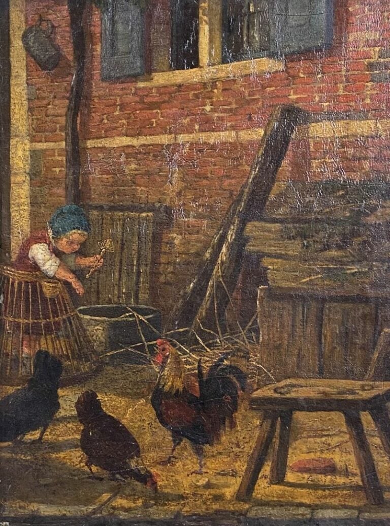 Ecole du XXe siècle - Paysage - Huile sur isorel - Signé en bas à gauche et dat…