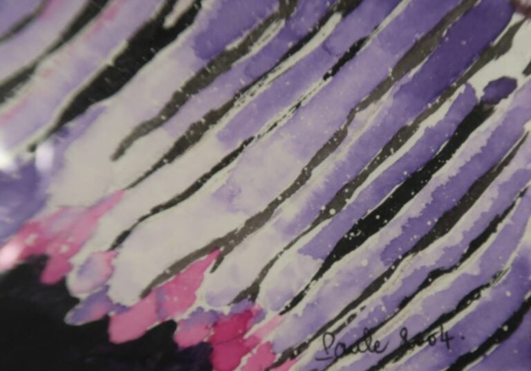 PAULE, (XXe siècle) - Composition - Aquarelle sur papier - Signé en bas à droit…