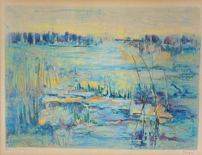 RAQUIN (XXe siècle) - Suite de quatre lithographies - Toutes signées et certain…