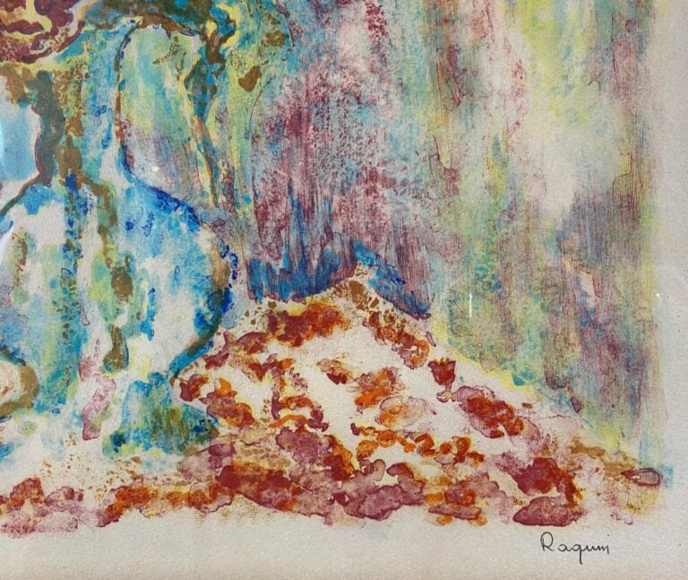 RAQUIN (XXe siècle) - Suite de quatre lithographies - Toutes signées et certain…