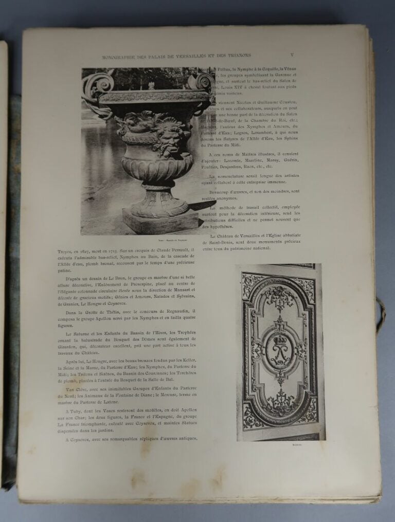 J. ROUSSEL - Monographie des palais et parcs de Versailles & des Trianons - (pi…