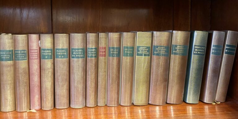 Lot de volumes de La Pléiade comprenant environ 55 volumes dont André Gide, E.A…