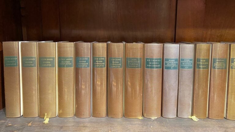 Lot de volumes de La Pléiade comprenant environ 55 volumes dont André Gide, E.A…