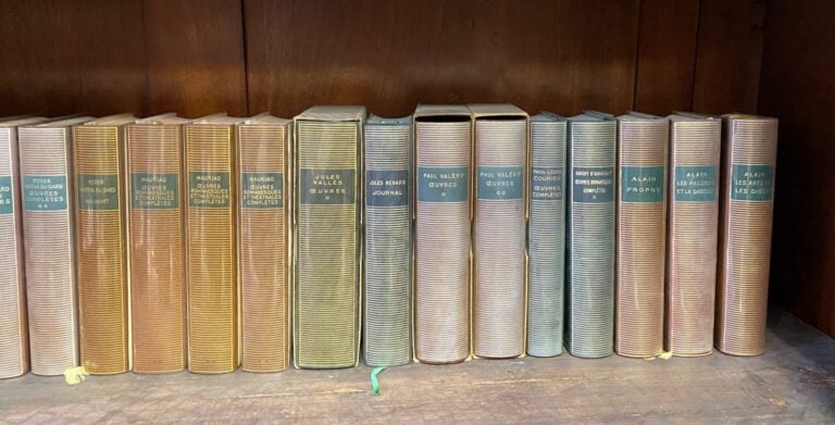 Lot de volumes de La Pléiade comprenant environ 55 volumes dont André Gide, E.A…