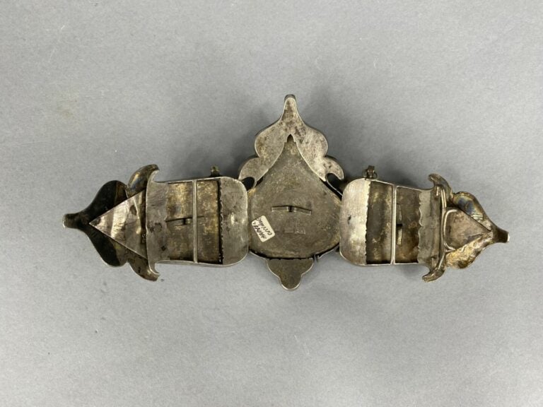Russie - Boucle de ceinture causasienne en argent 84 zolotniks (875 millièmes)…