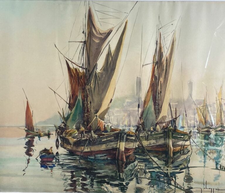 G. CHAPPUIS (XXe siècle) - Voiliers - Aquarelle sur papier, signé en bas à droi…