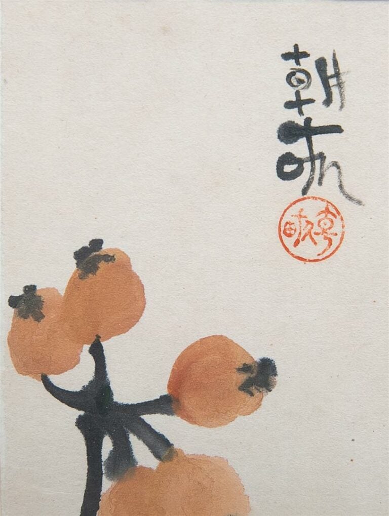 ECOLES CHINOISES (Chine, Moderne) - Fleurs de pavot et Millet - Deux (2) encres…