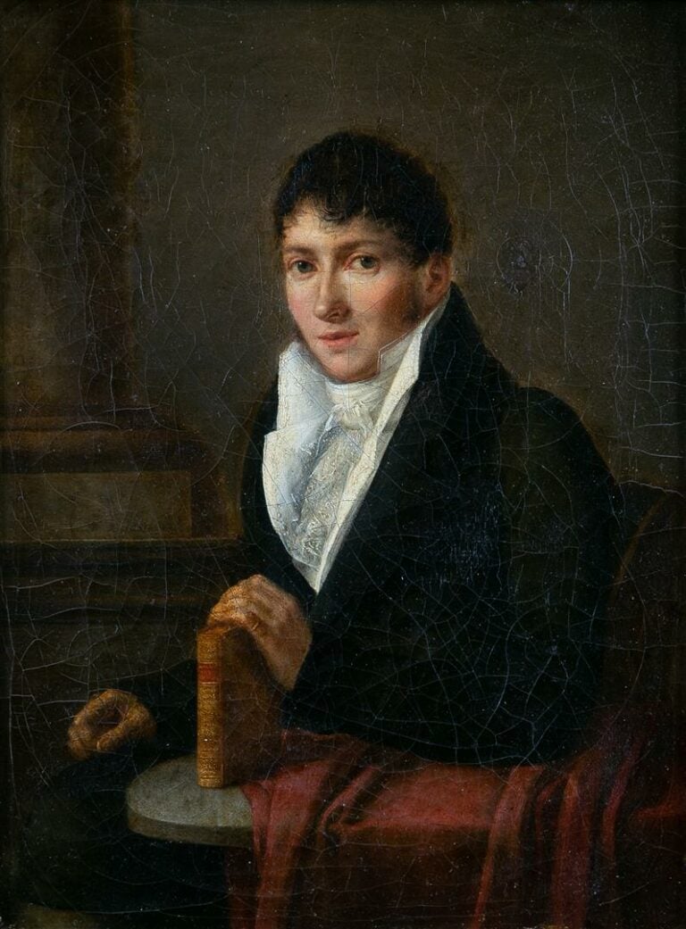 Ecole française du XIXème siècle, dans le goût de Louis-Léopold BOILLY. - Portr…