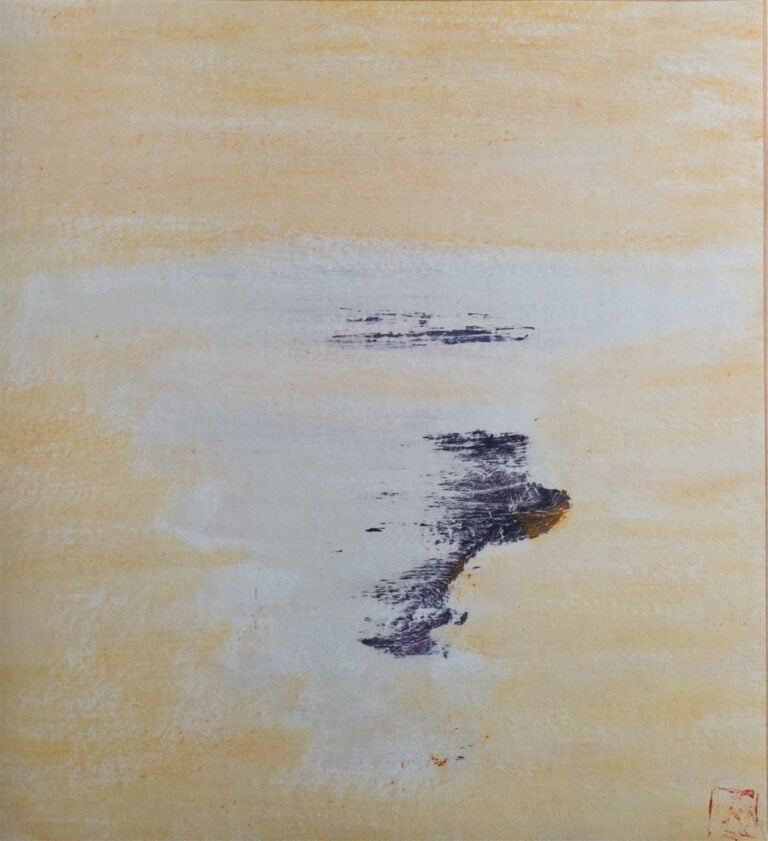 René LAUBIES (1924-2006). - Composition abstraite - Huile sur papier marouflé s…