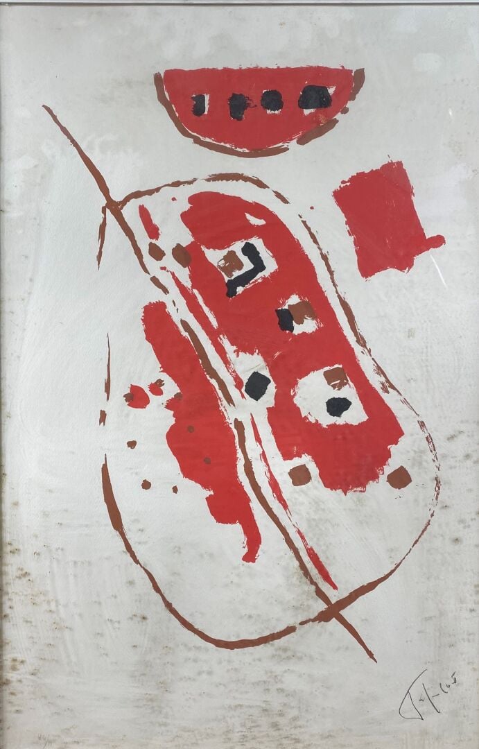Pierre TAL-COAT (1905-1985) - Composition - Lithographie, HC II - 73 x 48 cm -…