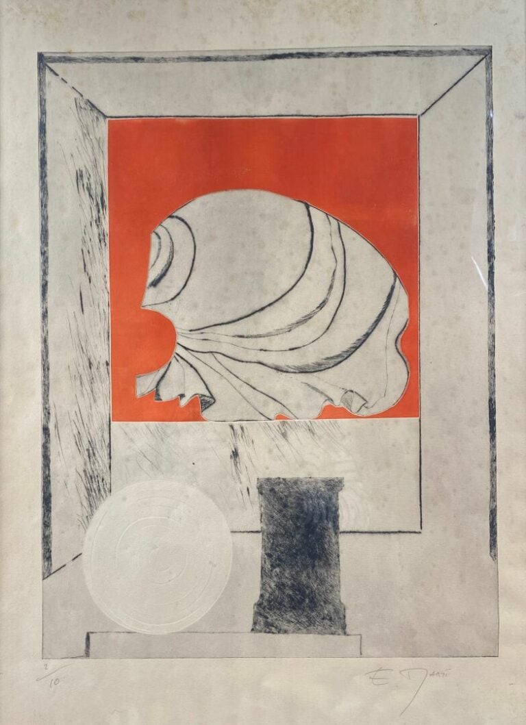 Émile MARZÉ (1930-2009) - Composition - Lithographie signée en bas à droite et…