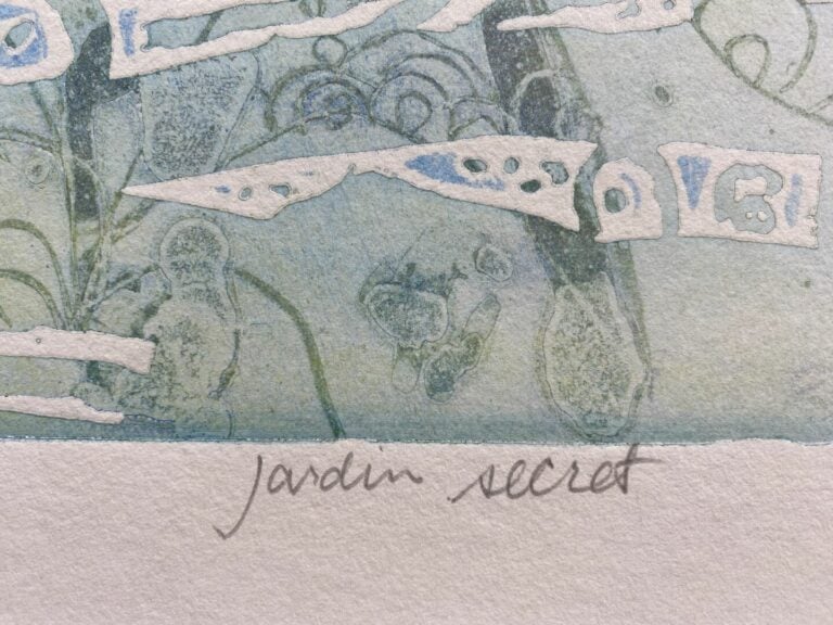 Shoichi HASEGAWA (1929) - Jardin secret - Lithographie signée en bas à droite,…
